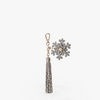 Image of Brahmin Snowflake Tassel - Chrome Melbourne