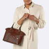 Image of Brahmin Duxbury Satchel - Pink Cosmo Melbourne