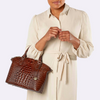 Image of Brahmin Duxbury Satchel - Pomegranate Melbourne