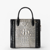 Image of Brahmin Caroline Satchel - Chrome Azurine