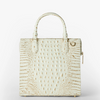 Image of Brahmin Caroline Satchel - Snowball Snowdrift