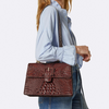 Image of Brahmin Hallie Satchel - Heavenly Blue Melbourne