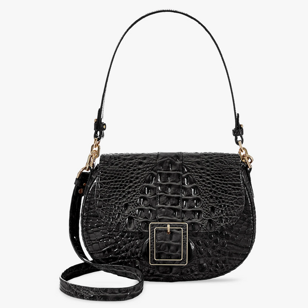 Brahmin Cynthia Convertible Shoulder Bag - Black Melbourne