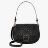 Image of Brahmin Cynthia Convertible Shoulder Bag - Black Melbourne