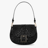 Image of Brahmin Cynthia Convertible Shoulder Bag - Black Melbourne