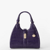 Image of Brahmin Adrian Satchel - Voltage Violet Sirona