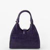 Image of Brahmin Adrian Satchel - Voltage Violet Sirona