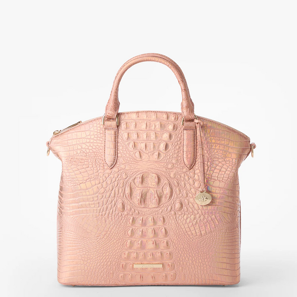 Brahmin Large Duxbury Satchel - Rose Gold Melbourne