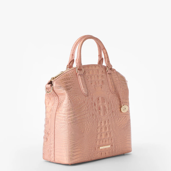 Brahmin Large Duxbury Satchel - Rose Gold Melbourne