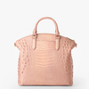 Image of Brahmin Large Duxbury Satchel - Rose Gold Melbourne