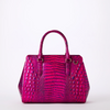 Image of Brahmin Small Finley Satchel - Voltage Violet Melbourne