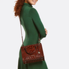 Image of Brahmin Cami Satchel - Red Opal Melbourne
