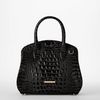 Image of Brahmin Rosetta Satchel - Black Melbourne