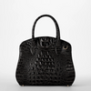 Image of Brahmin Rosetta Satchel - Black Melbourne