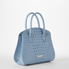 Image of Brahmin Rosetta Satchel - Heavenly Blue Melbourne