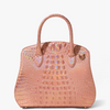 Image of Brahmin Rosetta Satchel - Rose Gold Melbourne