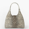 Image of Brahmin Large Adrian Satchel - Timeless Taupe Ombré Melbourne