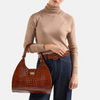 Image of Brahmin Large Adrian Satchel - Timeless Taupe Ombré Melbourne