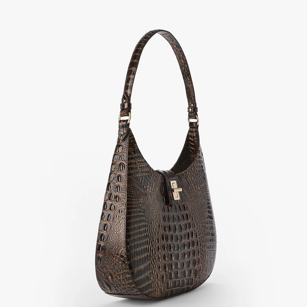 Brahmin Fallon Shoulder Bag - Chocolate Melbourne