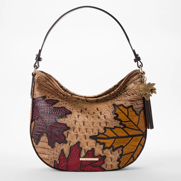 Brahmin Small Kathleen Shoulder Bag - Toffee Cartland