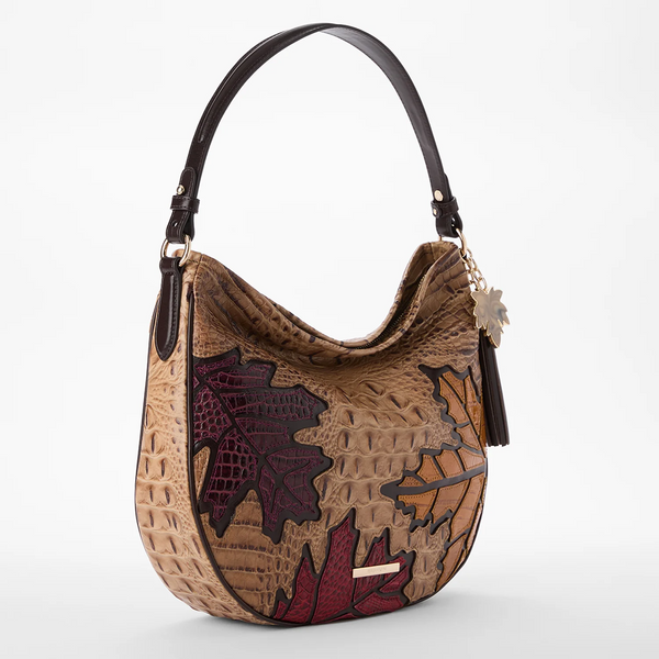Brahmin Small Kathleen Shoulder Bag - Toffee Cartland