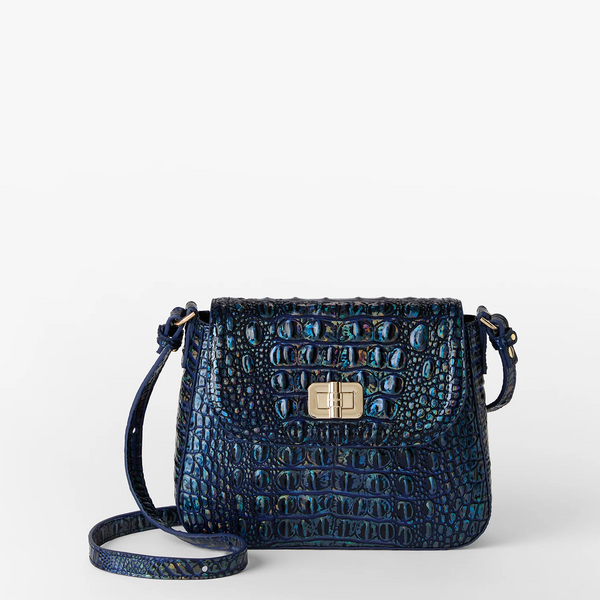 Brahmin Gianna Crossbody - Royal Blue Melbourne
