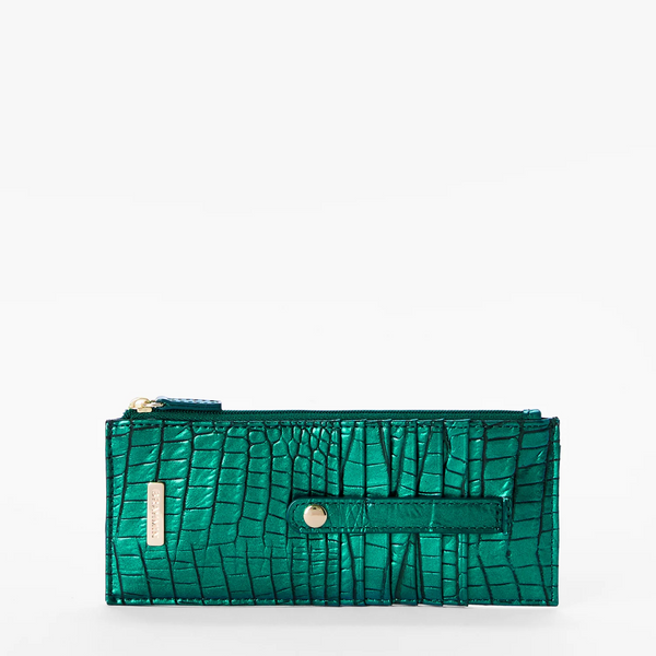Brahmin Credit Card Wallet - Mystic Green Melbourne