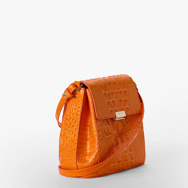 Brahmin Margo Crossbody - Mango Orange Melbourne