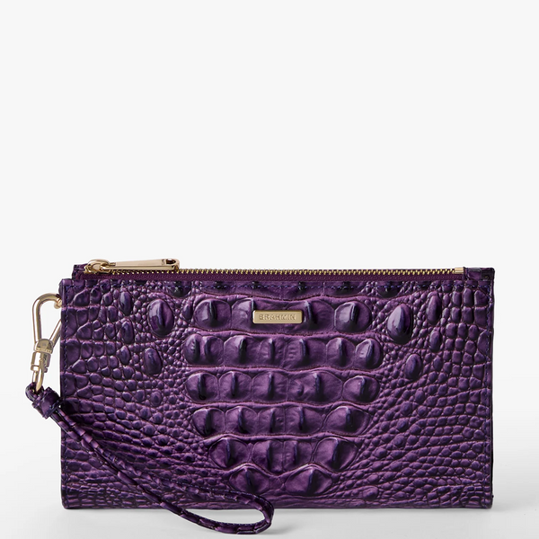 Brahmin Daisy Wristlet - Heroic Purple Melbourne
