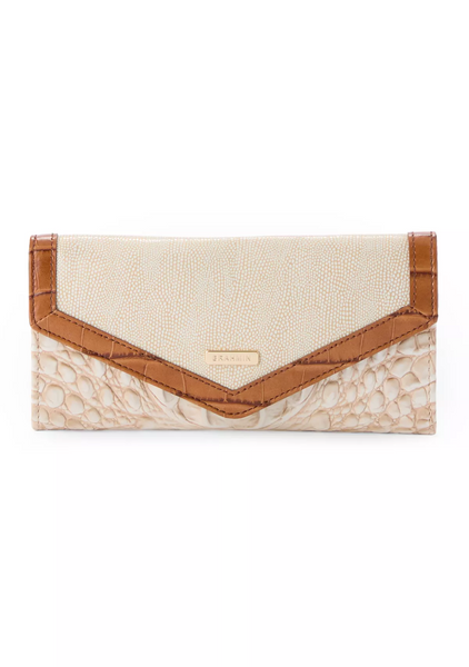 Brahmin Veronica Wallet - Ivory Helm