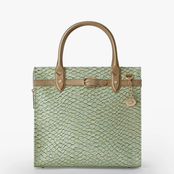 Brahmin Caroline Satchel - Mint Novella