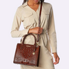 Image of Brahmin Small Caroline Satchel - Showtime Royale