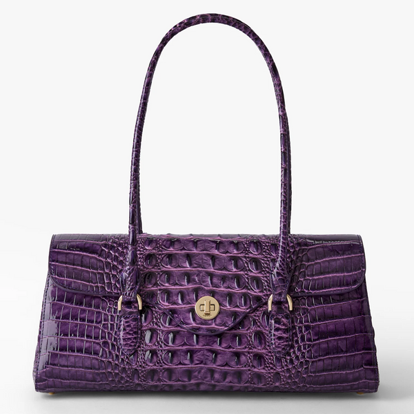 Brahmin Dayan Satchel - Heroic Purple Melbourne