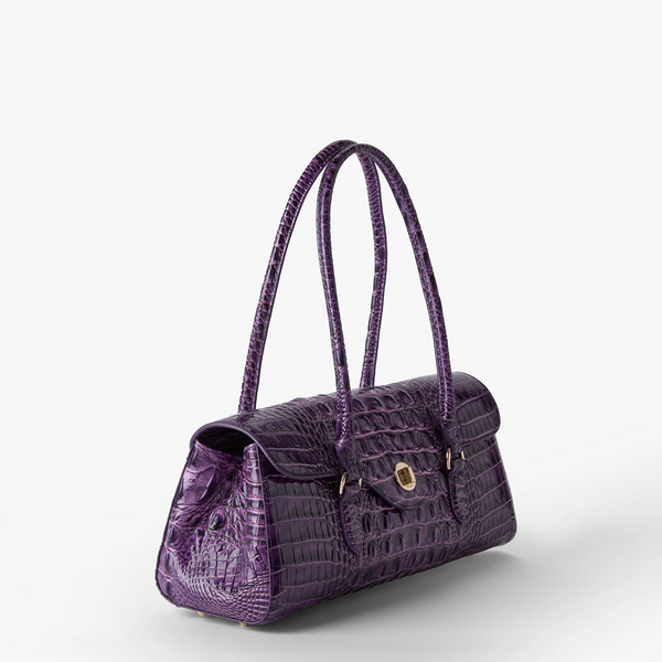 Brahmin Dayan Satchel - Heroic Purple Melbourne