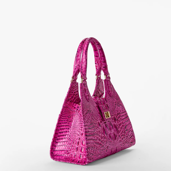 Brahmin Adrian Satchel - Electric Fuchsia Melbourne