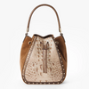 Image of Brahmin Melinda Bucket Bag - Taupe Ensemble