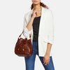Image of Brahmin Melinda Bucket Bag - Taupe Ensemble