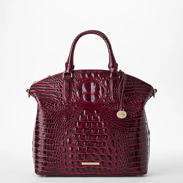 Brahmin Large Duxbury Satchel - Cherry Lacquer Melbourne