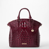 Image of Brahmin Large Duxbury Satchel - Cherry Lacquer Melbourne