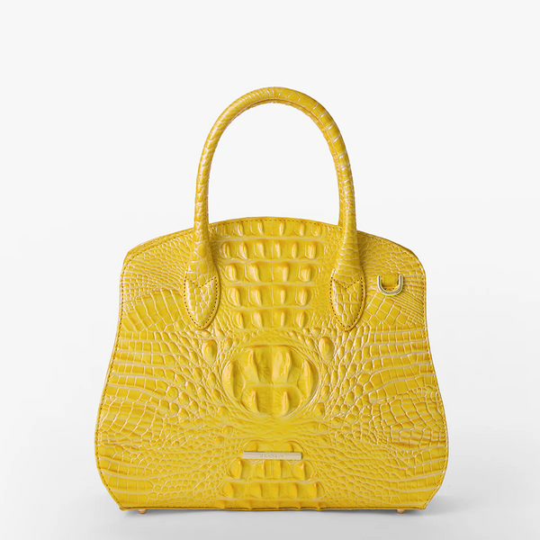 Brahmin Rosetta Satchel - Vivid Yellow Melbourne
