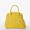 Image of Brahmin Rosetta Satchel - Vivid Yellow Melbourne