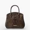 Image of Brahmin Rosetta Satchel - Chocolate Melbourne
