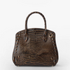 Image of Brahmin Rosetta Satchel - Chocolate Melbourne
