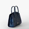 Image of Brahmin Rosetta Satchel - Royal Blue Melbourne
