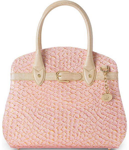 Brahmin Rosetta Satchel - Pink Novella