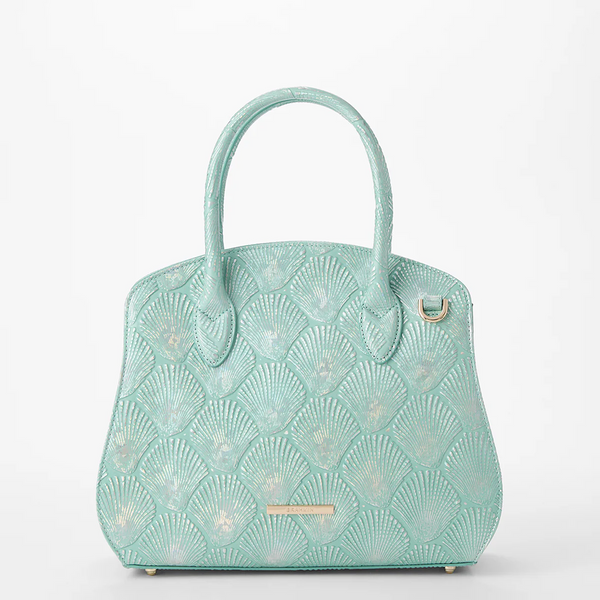 Brahmin Rosetta Satchel - Waterfall Tides