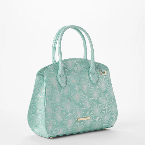 Brahmin Rosetta Satchel - Waterfall Tides