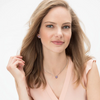 Image of Brighton Twinkle Mini Post Earring - Silver/Pink