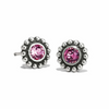 Image of Brighton Twinkle Mini Post Earring - Silver/Pink