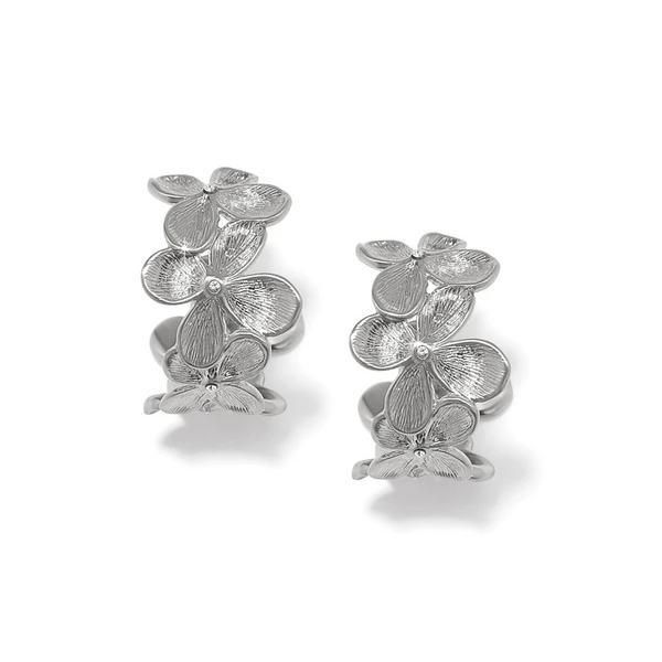 Brighton Everbloom Petal Hoop Earring - Silver